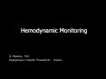 Hemodynamic Monitoring PowerPoint PPT Presentation