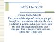 Safety Overview PowerPoint PPT Presentation