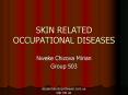 SKIN RELATED OCCUPATIONAL DISEASES PowerPoint PPT Presentation