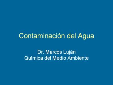 Contaminaci