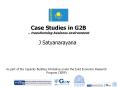 Case Studies in G2B .. transforming business environment PowerPoint PPT Presentation