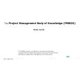 The Project Management Body of Knowledge (PMBOK) PowerPoint PPT Presentation