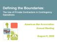 Defining the Boundaries: PowerPoint PPT Presentation