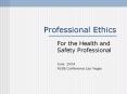 Professional Ethics PowerPoint PPT Presentation