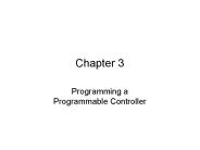 Programming a Programmable Controller