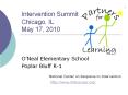 Intervention Summit Chicago, IL May 17, 2010 PowerPoint PPT Presentation