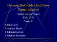 Osborne Reynolds Fluid Flow Demonstration PowerPoint PPT Presentation