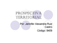 Prospectiva territorial