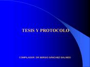 TESIS Y PROTOCOLO