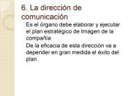 6. La direcci