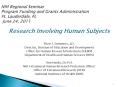 Research Involving Human Subjects PowerPoint PPT Presentation