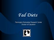 Fad Diets