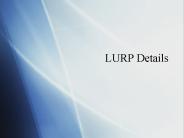 LURP Details