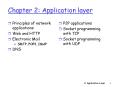 Chapter 2: Application layer PowerPoint PPT Presentation