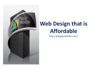 Web Design that is Affordable