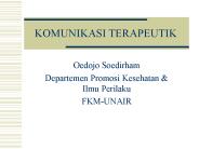 KOMUNIKASI TERAPEUTIK