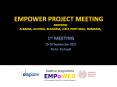 EMPOWER PROJECT MEETING Partners Albania, Austria, Bulg PowerPoint PPT Presentation