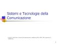 Sistemi e Tecnologie della Comunicazione PowerPoint PPT Presentation