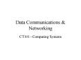 Data Communications PowerPoint PPT Presentation