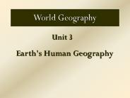 Earth's Human Geography