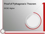 Proof of Pythagoras