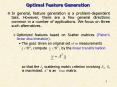 Optimal Feature Generation PowerPoint PPT Presentation