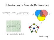 Introduction to Discrete Mathematics