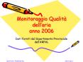 Monitoraggio Qualit PowerPoint PPT Presentation