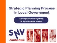 Strategic Planning Process in Local Government