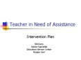 Teacher in Need of Assistance PowerPoint PPT Presentation