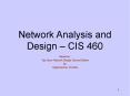 Network Analysis and Design  PowerPoint PPT Presentation