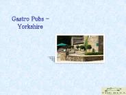 Gastro Pubs - Yorkshire