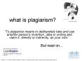 what is plagiarism? PowerPoint PPT Presentation