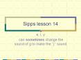 Sipps lesson 14 PowerPoint PPT Presentation