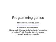 Programming games