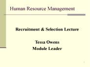 Human Resource Management