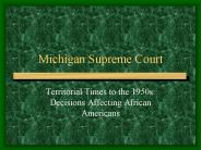 Michigan Supreme Court