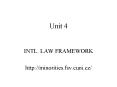 INTL. LAW FRAMEWORK PowerPoint PPT Presentation