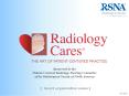 Sponsored by the Patient-Centered Radiology Steering Committee of the Radiological Society of North America PowerPoint PPT Presentation