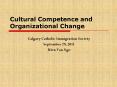 Cultural Competence and Organizational Change PowerPoint PPT Presentation