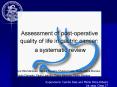 Assessment of post-operative quality of life in gastric cancer: PowerPoint PPT Presentation