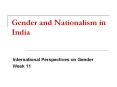 Gender and Nationalism in India PowerPoint PPT Presentation