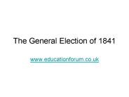 The General Election of 1841