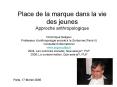 Place de la marque dans la vie des jeunes Approche anthropologique PowerPoint PPT Presentation