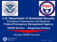 U.S. Department of Homeland Security Emergency Preparedness and Response Federal Emergency Management Agency NDMS Section  PowerPoint PPT Presentation