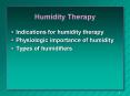 Humidity Therapy PowerPoint PPT Presentation