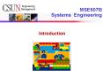 MSE607B Systems Engineering PowerPoint PPT Presentation
