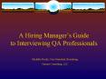 A Hiring Manager PowerPoint PPT Presentation