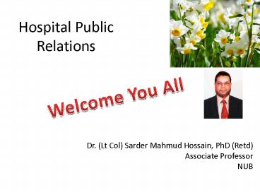 Hospital Public Relations