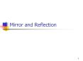Mirror and Reflection PowerPoint PPT Presentation